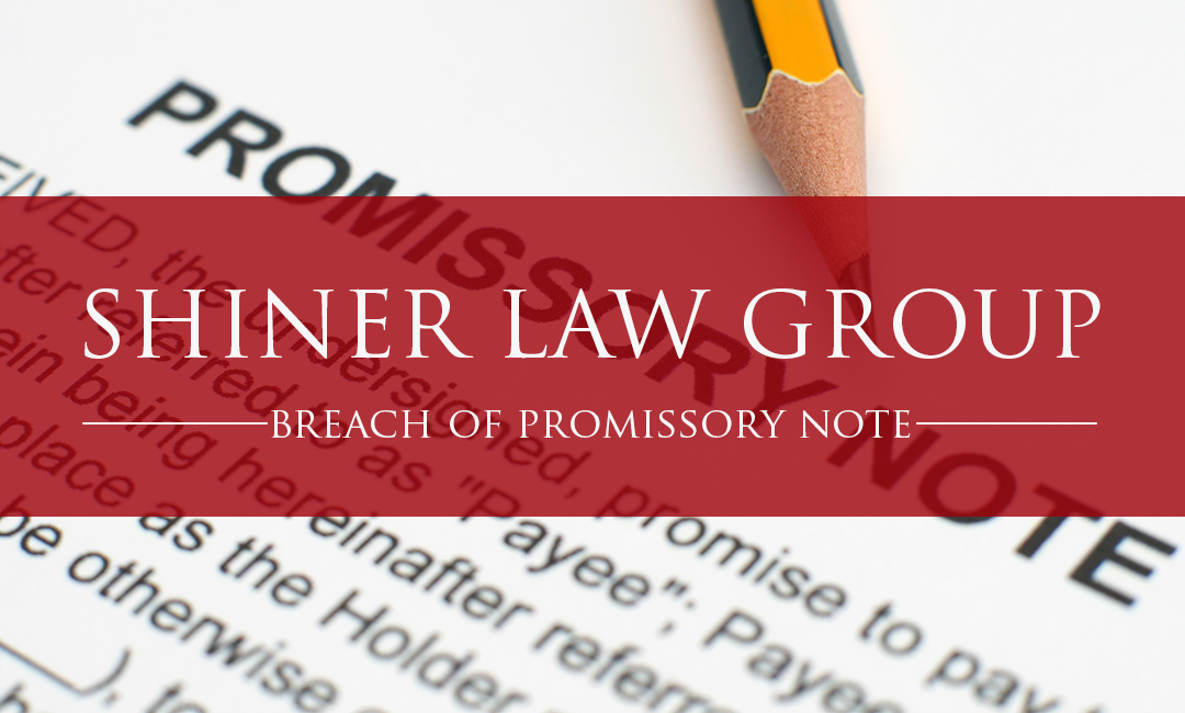 Breach of Promissory Note