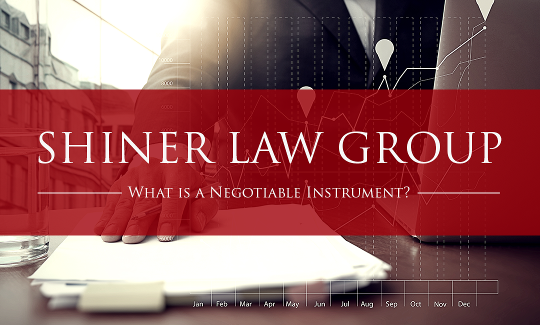 four types of negotiable instruments