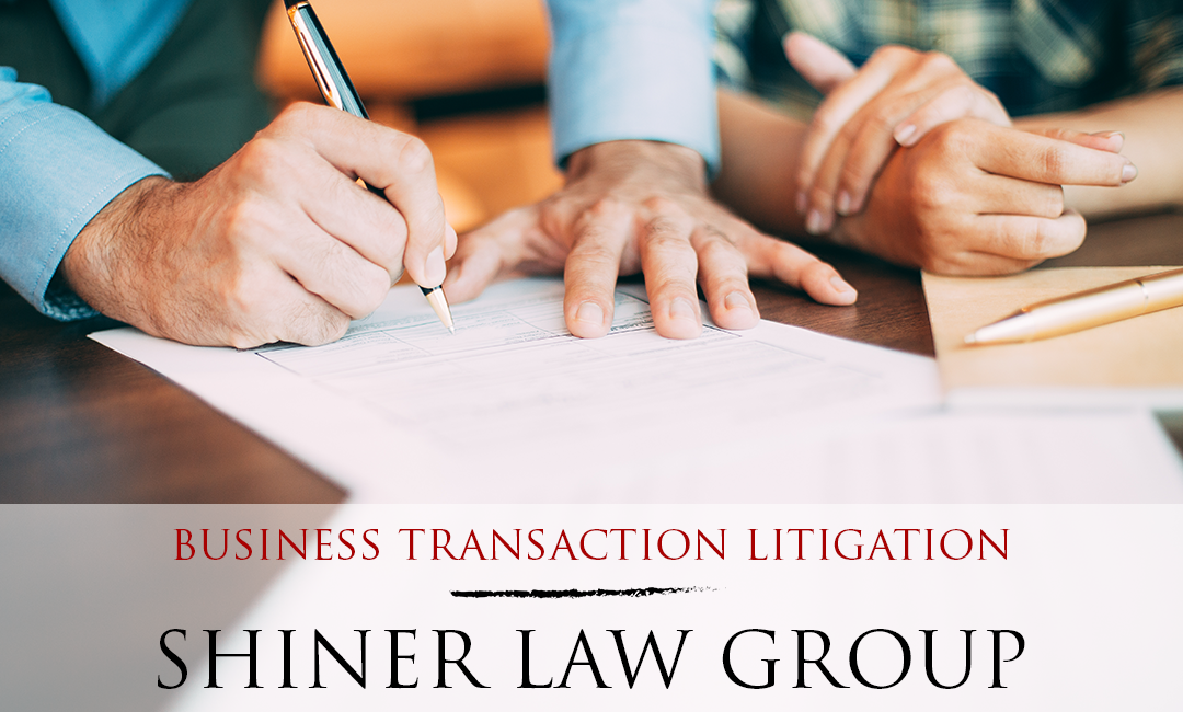 Business Transaction Litigation