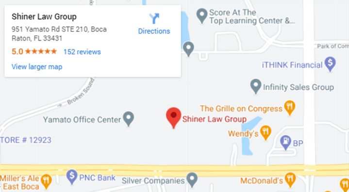 Shiner Law Group Boca Raton Personal Injury Lawyers